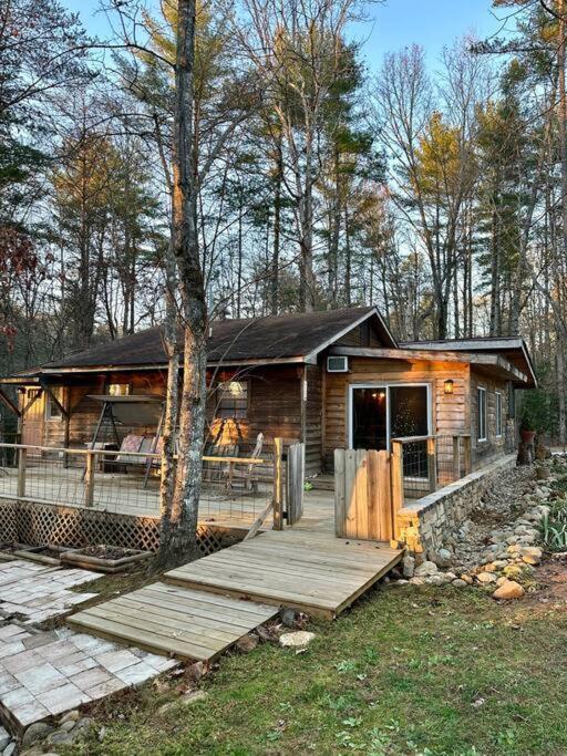 Beautiful & Peaceful Cabin W/ Deck Garden & Fire-Pit Murphy Exterior photo